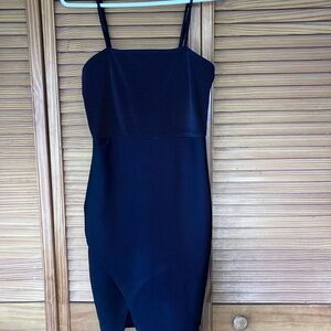 Heart&Hips Black Ribbed Bodycon Mini Dress Women’s Small